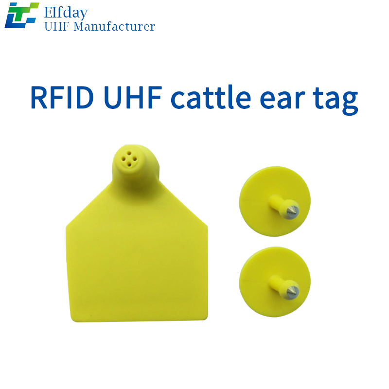 UHF RFID Livestock Identification Animal Ear Tags for Pigs, Sheep, Cattle & Poultry